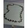 925 Sterling Silver Ocean Style Necklace Length 21/ 19 Inch
