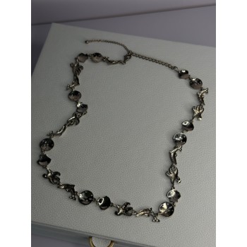 925 Sterling Silver Ocean Style Necklace Length 21/ 19 Inch