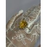925 Sterling Silver Citrine Ring Size 7