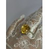 925 Sterling Silver Citrine Ring Size 7