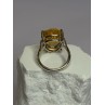 925 Sterling Silver Citrine Ring Size 7