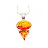925 Sterling Silver Amber Chain with Pendant