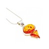 925 Sterling Silver Amber Chain with Pendant