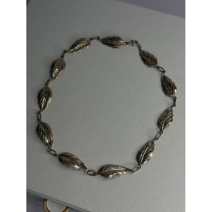 Danecraft 925 Sterling Silver Leaves Necklace Length 15 Inch