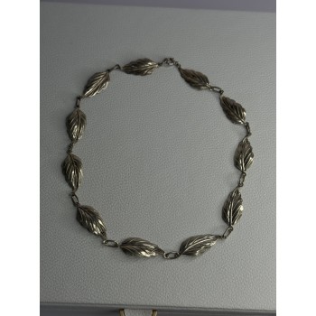 Danecraft 925 Sterling Silver Leaves Necklace Length 15 Inch