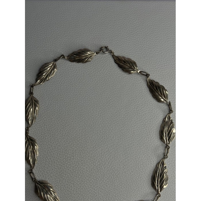 Danecraft 925 Sterling Silver Leaves Necklace Length 15 Inch