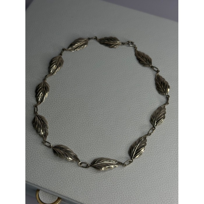 Danecraft 925 Sterling Silver Leaves Necklace Length 15 Inch