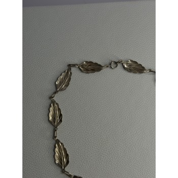Danecraft 925 Sterling Silver Leaves Necklace Length 15 Inch