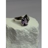 925 Sterling Silver Amethyst Ring Size 7.5