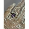 925 Sterling Silver Amethyst Ring Size 7.5