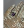 925 Sterling Silver Amethyst Ring Size 7.5