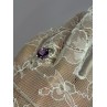 925 Sterling Silver Amethyst Ring Size 7.5