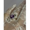 925 Sterling Silver Amethyst Ring Size 7.5