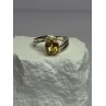 925 Sterling Silver Citrine Ring Size 8