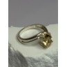 925 Sterling Silver Citrine Ring Size 8