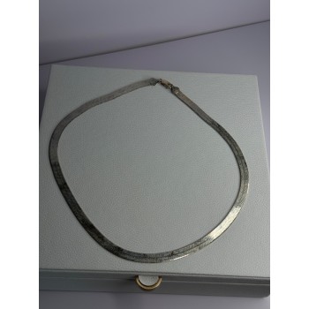 Italy Milor Elegant 925 Sterling Silver Flower Necklace Length 20 Inch