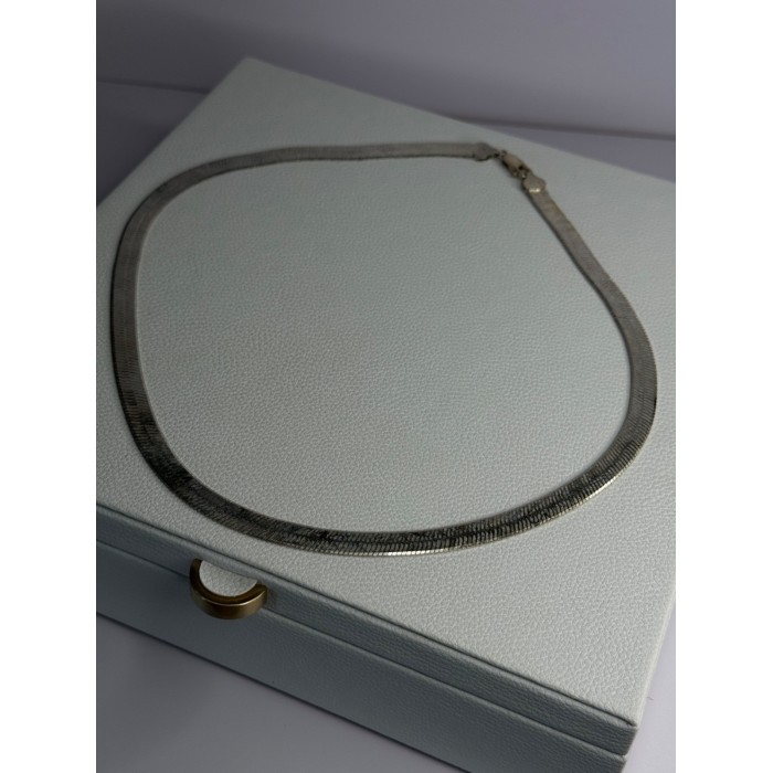 Italy Milor Elegant 925 Sterling Silver Flower Necklace Length 20 Inch