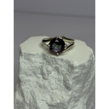 925 Sterling Silver Alexandrite Ring Size 7.5