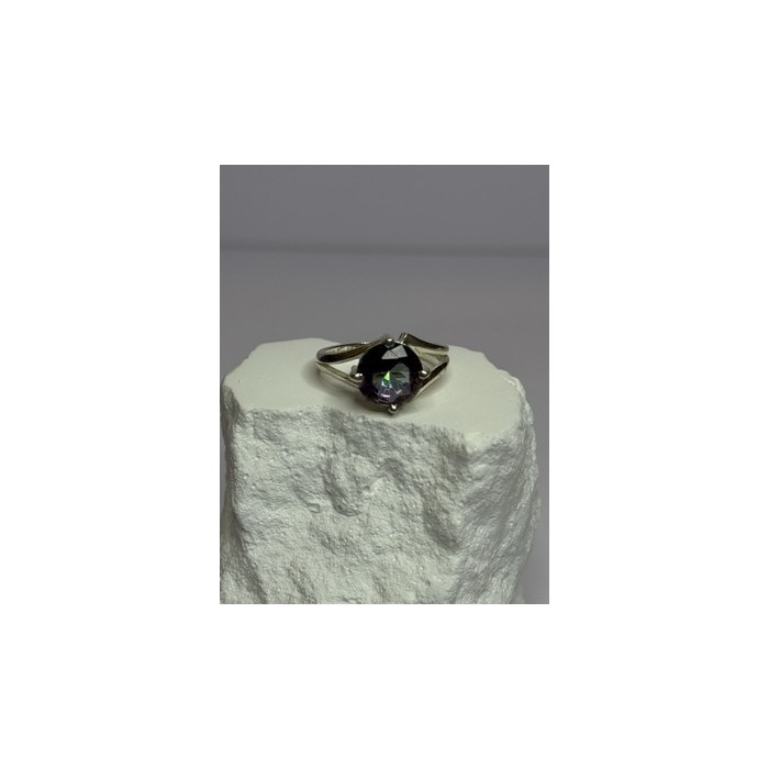 925 Sterling Silver Alexandrite Ring Size 7.5