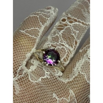 925 Sterling Silver Alexandrite Ring Size 7.5