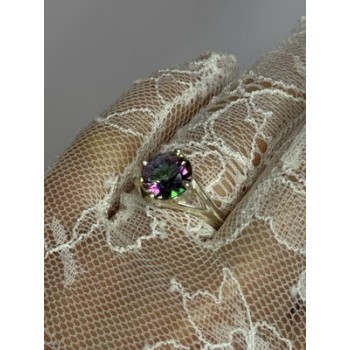 925 Sterling Silver Alexandrite Ring Size 7.5