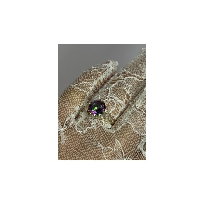 925 Sterling Silver Alexandrite Ring Size 7.5