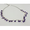925 Sterling Silver Jewelry Glass Necklace