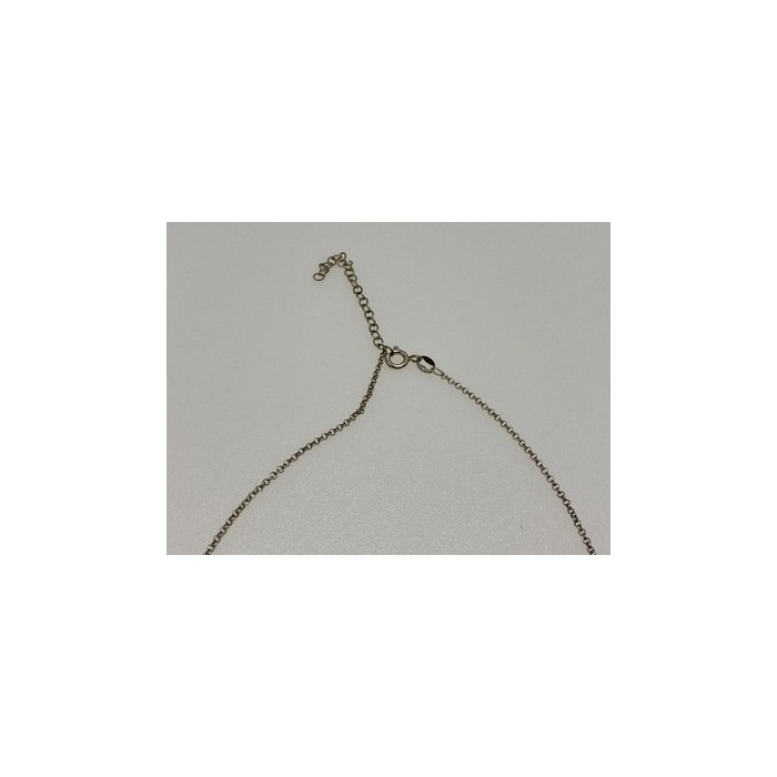 925 Sterling Silver Jewelry Glass Necklace