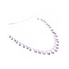 925 Sterling Silver Jewelry Glass Necklace