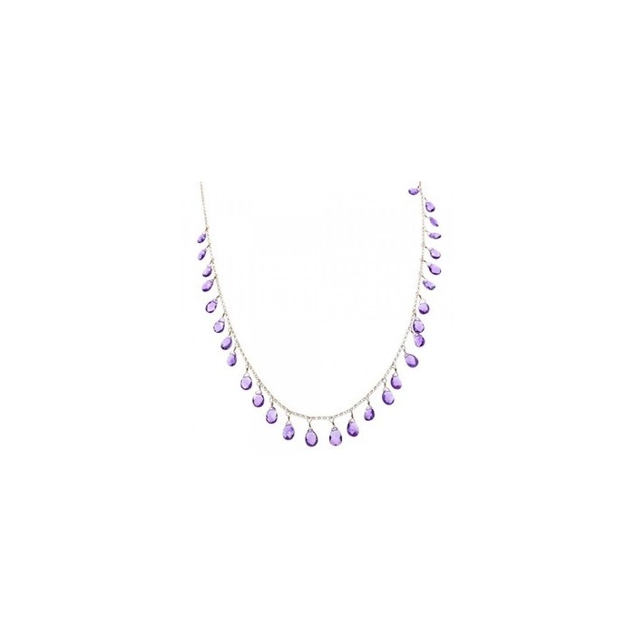 925 Sterling Silver Jewelry Glass Necklace