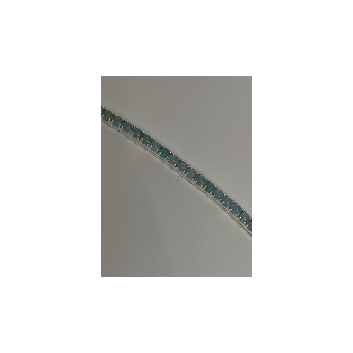 925 Sterling Silver Blue Moonstone Bracelet Length Min 7.5 Inch Max 8.5 Inch