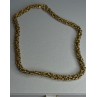 Italy 925 Sterling Silver Gold Plated Chain Necklace Length 18 Inch
