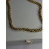 Italy 925 Sterling Silver Gold Plated Chain Necklace Length 18 Inch