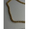 Italy 925 Sterling Silver Gold Plated Chain Necklace Length 18 Inch