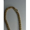 Italy 925 Sterling Silver Gold Plated Chain Necklace Length 18 Inch