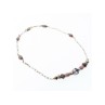 925 STERLING SILVER JEWELRY GLASS DOUBLE BRACELET