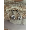 925 Sterling Silver Dream CZ Earrings Length 1.05 Inch