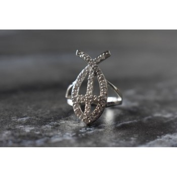 925 Sterling Silver Goshenite Ring Size 6.5