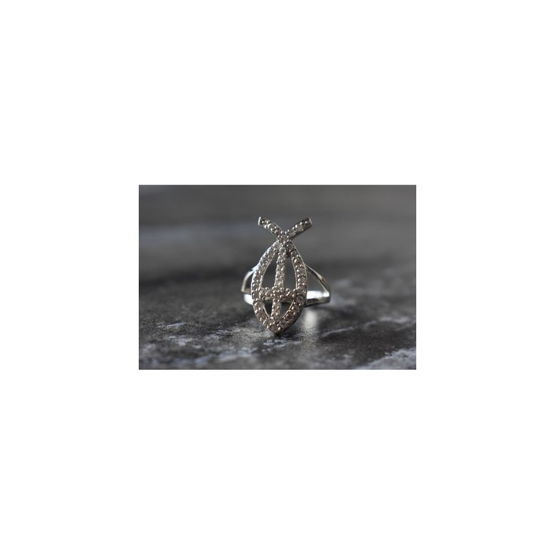 925 Sterling Silver Goshenite Ring Size 6.5