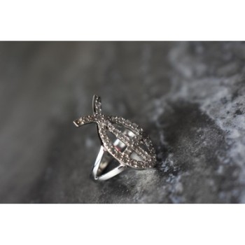 925 Sterling Silver Goshenite Ring Size 6.5