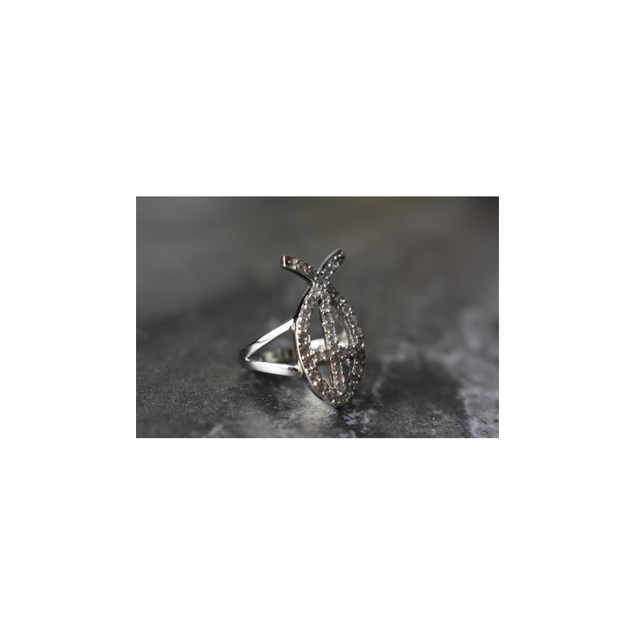 925 Sterling Silver Goshenite Ring Size 6.5