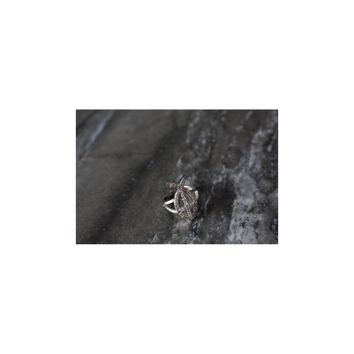 925 Sterling Silver Goshenite Ring Size 6.5