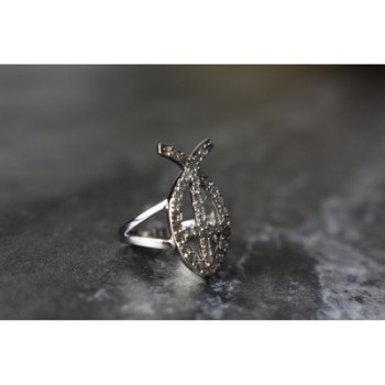 925 Sterling Silver Goshenite Ring Size 6.5