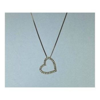 925 Sterling Silver Gold Plated CZ 