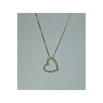 925 Sterling Silver Gold Plated CZ 