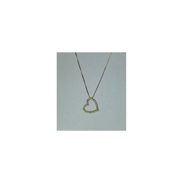 925 Sterling Silver Gold Plated CZ 