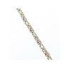925 STERLING SILVER GOLD PLATED BLUE SPINEL BRACELET