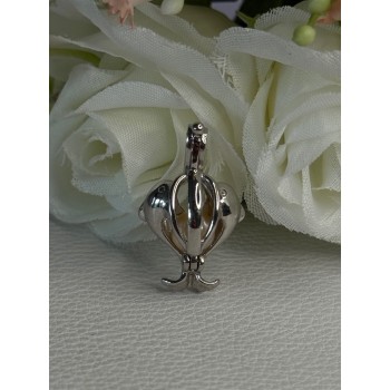 925 STERLING SILVER PEARL DOLPHINS PENDANT LENGTH 1 INCH