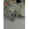 925 STERLING SILVER PEARL DOLPHINS PENDANT LENGTH 1 INCH