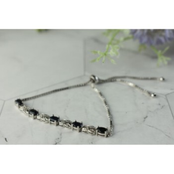925 Sterling Silver Spinel Bracelet